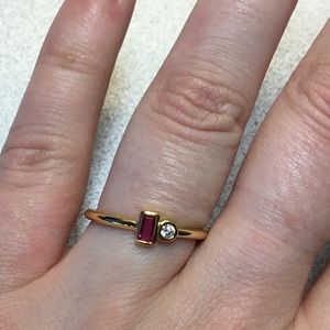Gold fashion ring